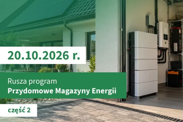 Miliard złotych na magazyny energii – nabór rusza 20 października