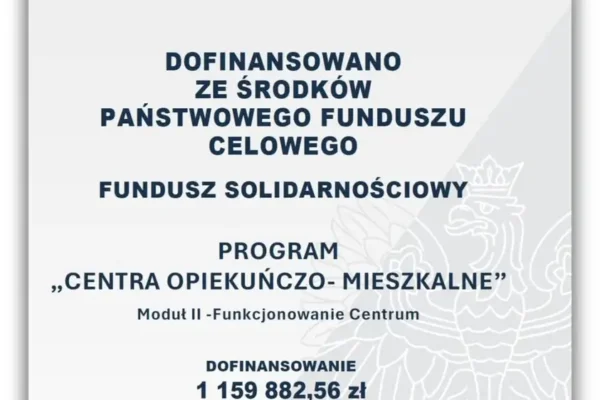 Boleszczyn: ponad 1,1 mln zł na funkcjonowanie Centrum Opiekuńczo-Mieszkalnego