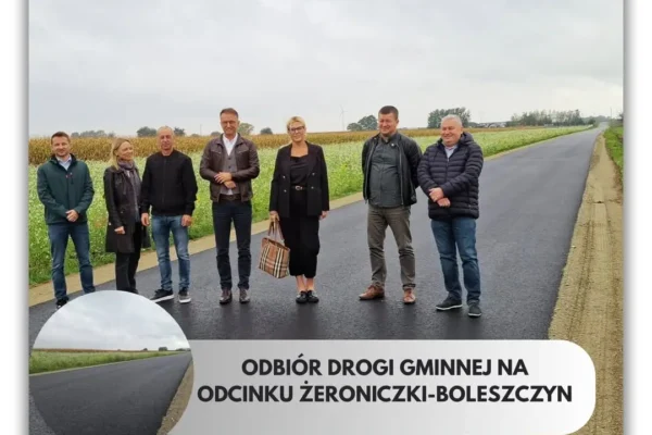 Zakończono remont drogi gminnej Żeroniczki – Boleszczyn. Inwestycja warta ponad 826 tys. zł