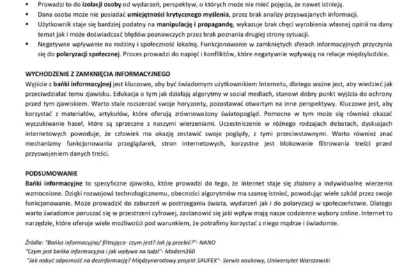 Bańki informacyjne — jak algorytmy zamykają nas w świecie jednej prawdy