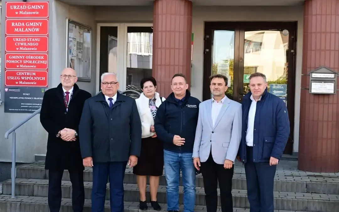 Wicewojewoda wielkopolski z wizytą w gminie Malanów – rozmowy o ratownictwie i obronie cywilnej