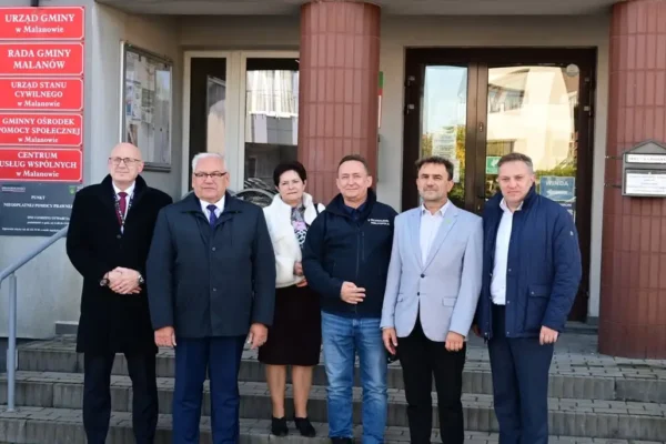 Wicewojewoda wielkopolski z wizytą w gminie Malanów – rozmowy o ratownictwie i obronie cywilnej