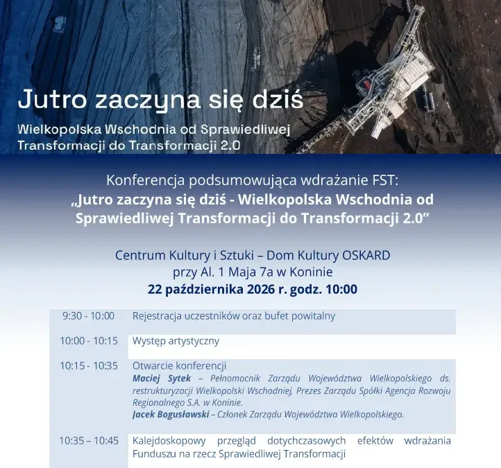 Konferencja w Koninie: przyszłość Wielkopolski Wschodniej tematem dyskusji