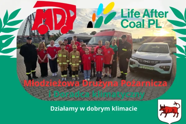 Młodzieżowa Drużyna Pożarnicza z Turku spotkała się z doradcą klimatycznym